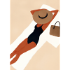 Frauen Sommerhut Bikini