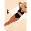 Frauen Sommerhut Bikini