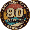 90th Anniversary Gift Retro 90th Birthday