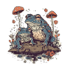 Toad lover couple