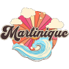 Martinique Caribbean Retro Beach