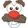 Mr. Potato Head faccia felice
