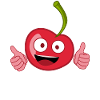 Cherries Thumbs up Cherry