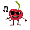 Cherry sings music cherries