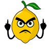 Lemon Middle Finger Lemon