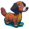 Cute dachshund