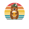 Trinken Arbeiten Bär
