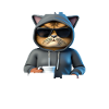Lustige Katze