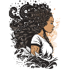 Femme polynésienne
