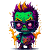 Bunter cooler Zombie