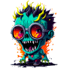 Bunter cooler Zombie