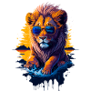 Mignon bébé lion