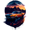 Classic sports car