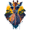 Cool giraffe