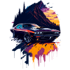 Classic sports car