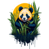 Cute panda bear