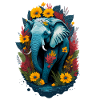 Éléphant mignon