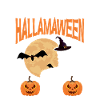 Joyeux Hallamaween drôle Halloween Llamaween