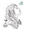 A butterfly in my head