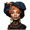 Proud black woman