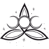 Trinity Triquetra Symbol Mond Triple Moon