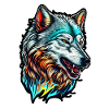 Wolf Head Paint