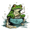 Miki the greedy frog