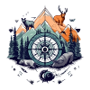 Compass and nature