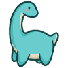 Hugadino Longneck, Dino, mignon dinosaure
