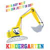 Kindergarten Bagger Kita-Anfang Geschenk