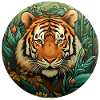 Lebendiger Tiger