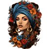 Beautiful black woman
