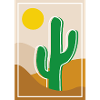 Cactus in the desert