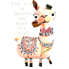 Lama,alpaka, Illustration, Comic, pfeife, Rente