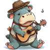 Hippo Banjoist