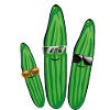 Cucumber Trio,Cucumber,Cucumber,Cucumber,Sunglasses
