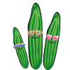 Cucumber Trio,Cucumber,Cucumber,Cucumber,Sunglasses