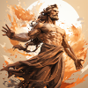 Zeus im Sturm