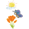 Fleurs Papillon