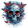 Drôle de zombie papillon