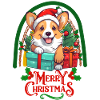 Corgi Weihnachten