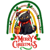 Bombay Cat Christmas