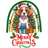 Brittany Spaniel Christmas Brittany Dog