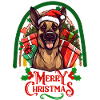 German Shepherd Christmas