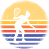 Sport Retro Sunset Racquetball