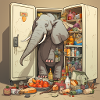 Comic style Elephant 2