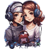 Friends Design in Anime Style