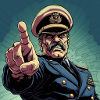Comic style Captain