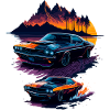 Classic sports car