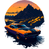 Classic sports car